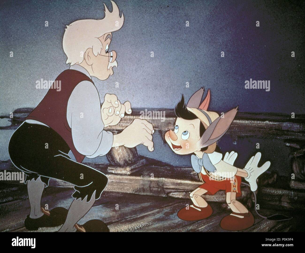 Pellicola originale titolo: Pinocchio. Titolo inglese: Pinocchio. Regista: HAMILTON LUSKE; BEN SHARPSTEEN. Anno: 1940. Credito: WALT DISNEY PRODUCTIONS / Album Foto Stock