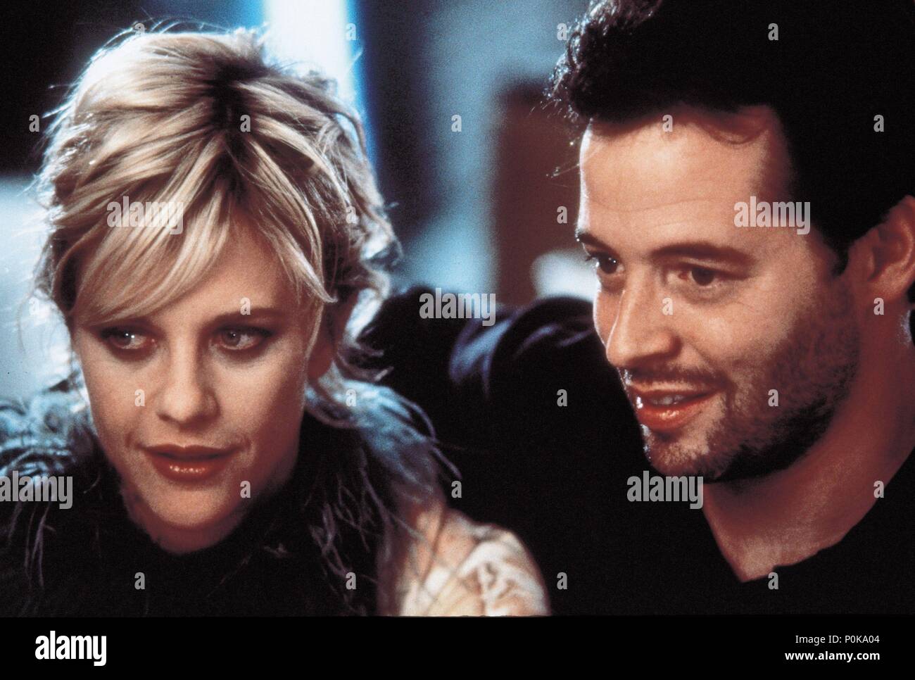 Pellicola originale titolo: ADDICTED PER AMORE. Titolo inglese: ADDICTED PER AMORE. Regista: Griffin Dunne. Anno: 1997. Stelle: Matthew Broderick; Meg Ryan. Copyright: Editoriale all'interno di utilizzare solo. Questa è una distribuita pubblicamente handout. I diritti di accesso soltanto, senza licenza di copyright fornite. Autorizzazione obbligatoria per Visual Icona (www.visual-icon.com) è richiesto per la riproduzione di questa immagine. Credito: fuorilegge / WETCHER, BARRY / Album Foto Stock