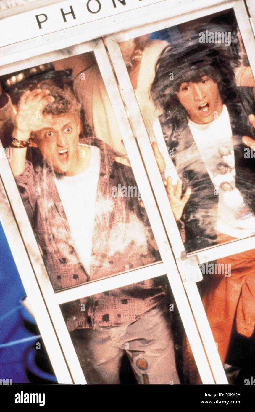 Pellicola originale titolo: Bill e Ted eccellente dell'avventura. Titolo inglese: Bill e Ted eccellente dell'avventura. Regista: STEPHEN HEREK. Anno: 1989. Stelle: Keanu Reeves; ALEX WINTER. Credito: ORION foto / Album Foto Stock