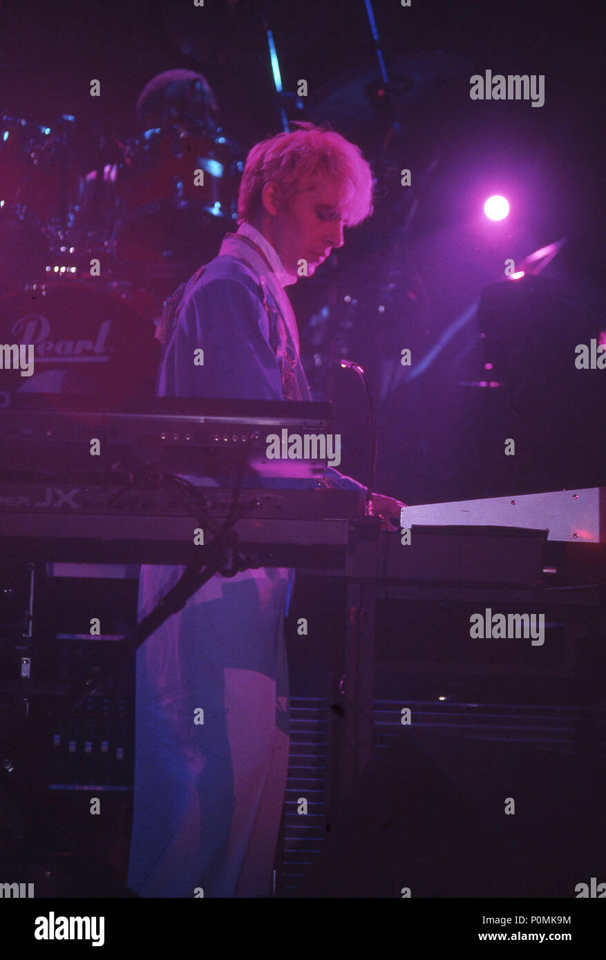 Duran Duran a Wembley Arena 1983: Nick Rhodes Foto Stock