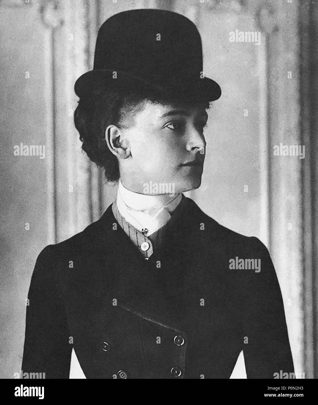 "Daisy' Greville, Frances Evelyn Maynard, contessa di Warwick (1890) Foto Stock