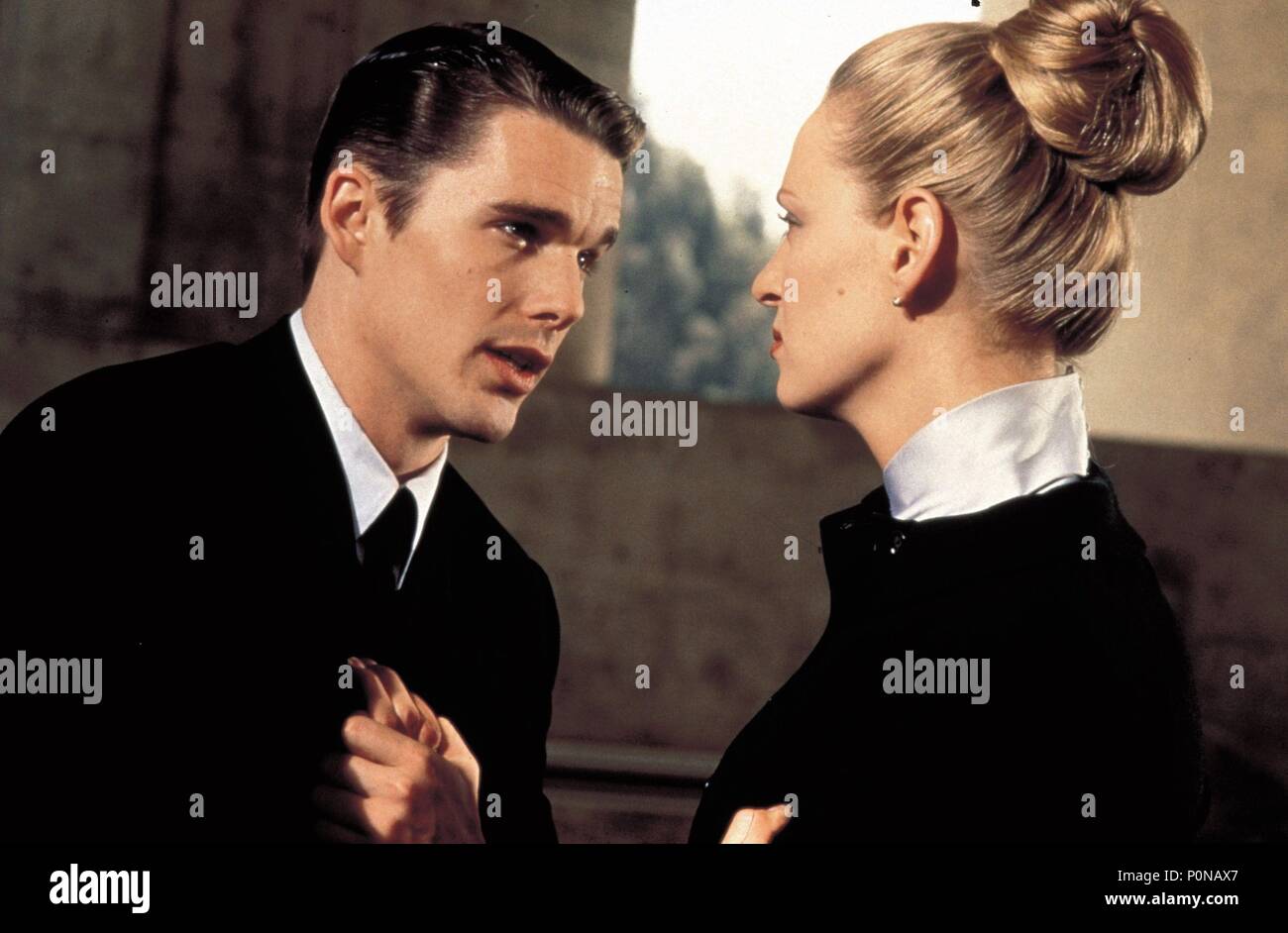 Pellicola originale titolo: GATTACA. Titolo inglese: GATTACA. Regista: Andrew Niccol. Anno: 1997. Stelle: ETHAN HAWKE; Uma Thurman. Credito: COLUMBIA TRI STAR / Album Foto Stock