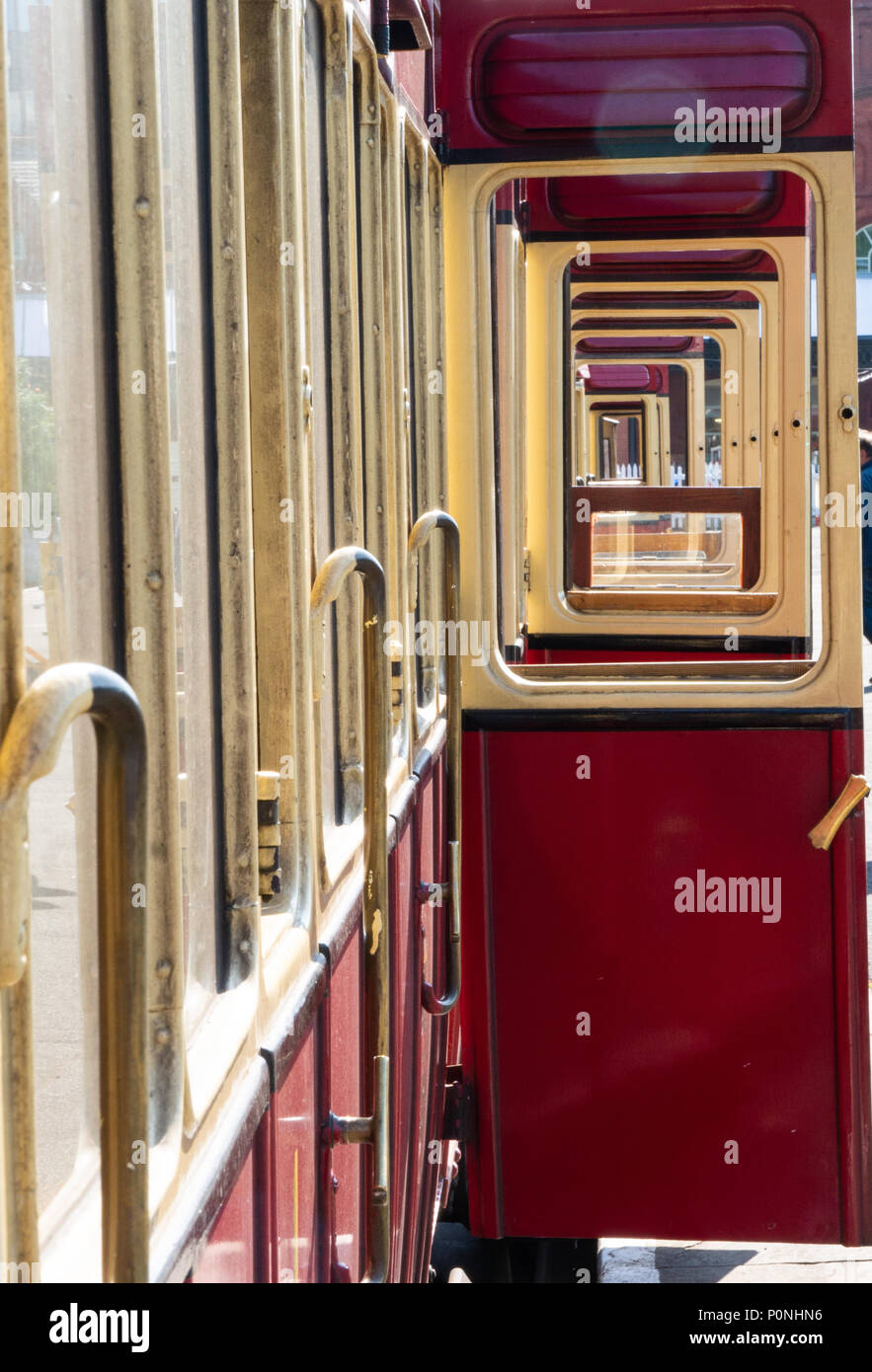 Isola di Man Steam Railway, Isola di Man Regno Unito Foto Stock