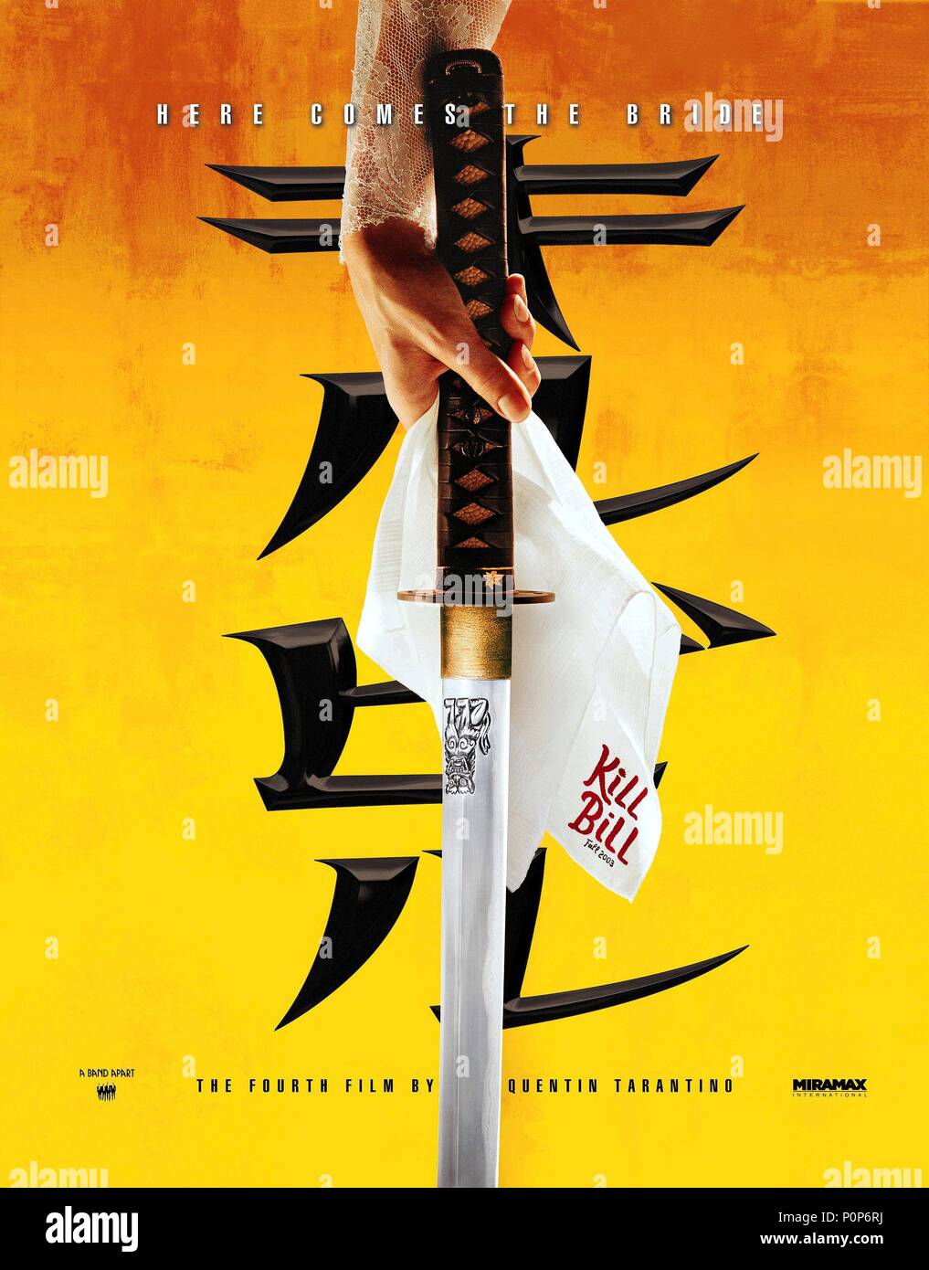 Pellicola originale titolo: KILL BILL: VOL. 1. Titolo inglese: KILL BILL: VOL. 1. Regista: Quentin Tarantino. Anno: 2003. Copyright: Editoriale all'interno di utilizzare solo. Questa è una distribuita pubblicamente handout. I diritti di accesso soltanto, senza licenza di copyright fornite. Autorizzazione obbligatoria per Visual Icona (www.visual-icon.com) è richiesto per la riproduzione di questa immagine. Credito: MIRAMAX / Album Foto Stock