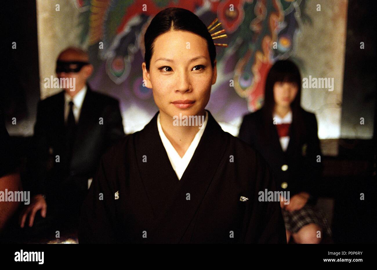 Pellicola originale titolo: KILL BILL: VOL. 1. Titolo inglese: KILL BILL: VOL. 1. Regista: Quentin Tarantino. Anno: 2003. Stelle: Lucy Liu. Copyright: Editoriale all'interno di utilizzare solo. Questa è una distribuita pubblicamente handout. I diritti di accesso soltanto, senza licenza di copyright fornite. Autorizzazione obbligatoria per Visual Icona (www.visual-icon.com) è richiesto per la riproduzione di questa immagine. Credito: MIRAMAX / Album Foto Stock