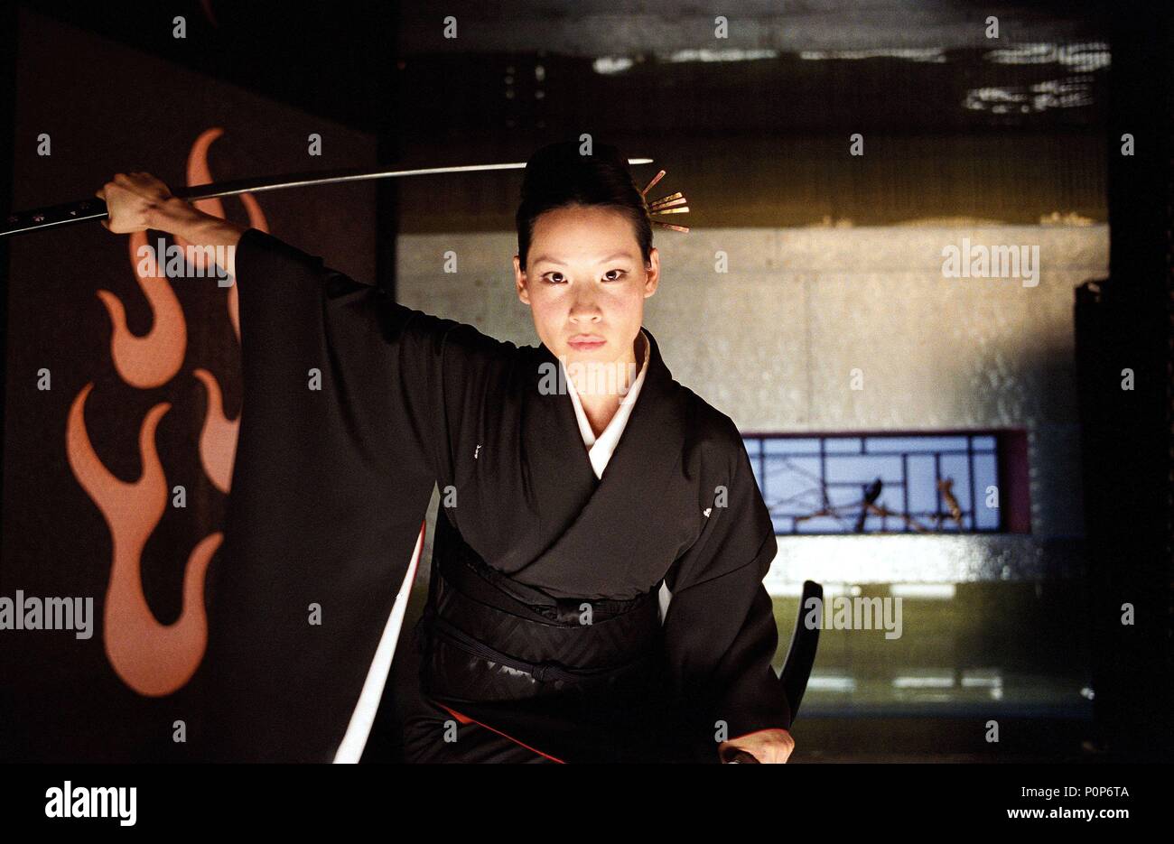 Pellicola originale titolo: KILL BILL: VOL. 1. Titolo inglese: KILL BILL: VOL. 1. Regista: Quentin Tarantino. Anno: 2003. Stelle: Lucy Liu. Copyright: Editoriale all'interno di utilizzare solo. Questa è una distribuita pubblicamente handout. I diritti di accesso soltanto, senza licenza di copyright fornite. Autorizzazione obbligatoria per Visual Icona (www.visual-icon.com) è richiesto per la riproduzione di questa immagine. Credito: MIRAMAX / Album Foto Stock