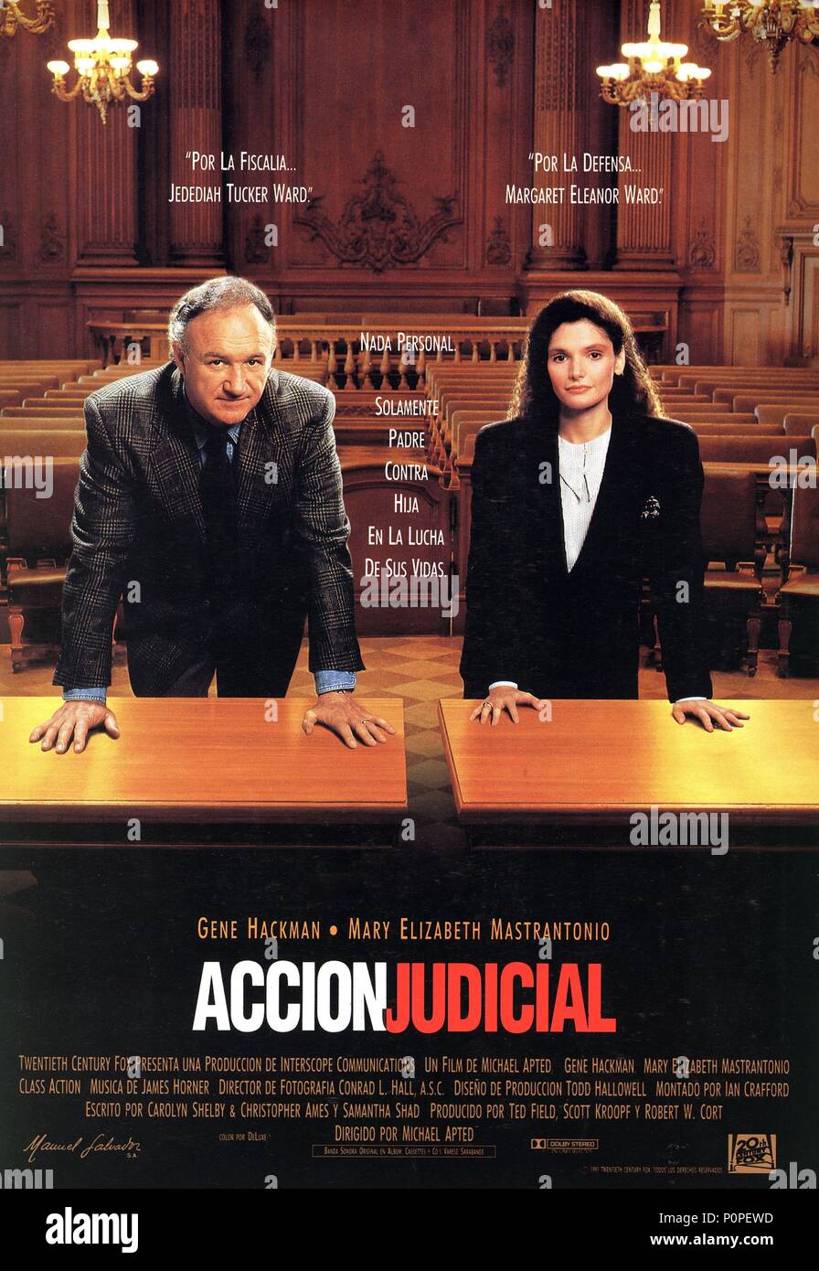 Pellicola originale titolo: azione di classe. Titolo inglese: azione di classe. Regista: Michael impiegati. Anno: 1991. Credito: 20TH CENTURY FOX / Album Foto Stock