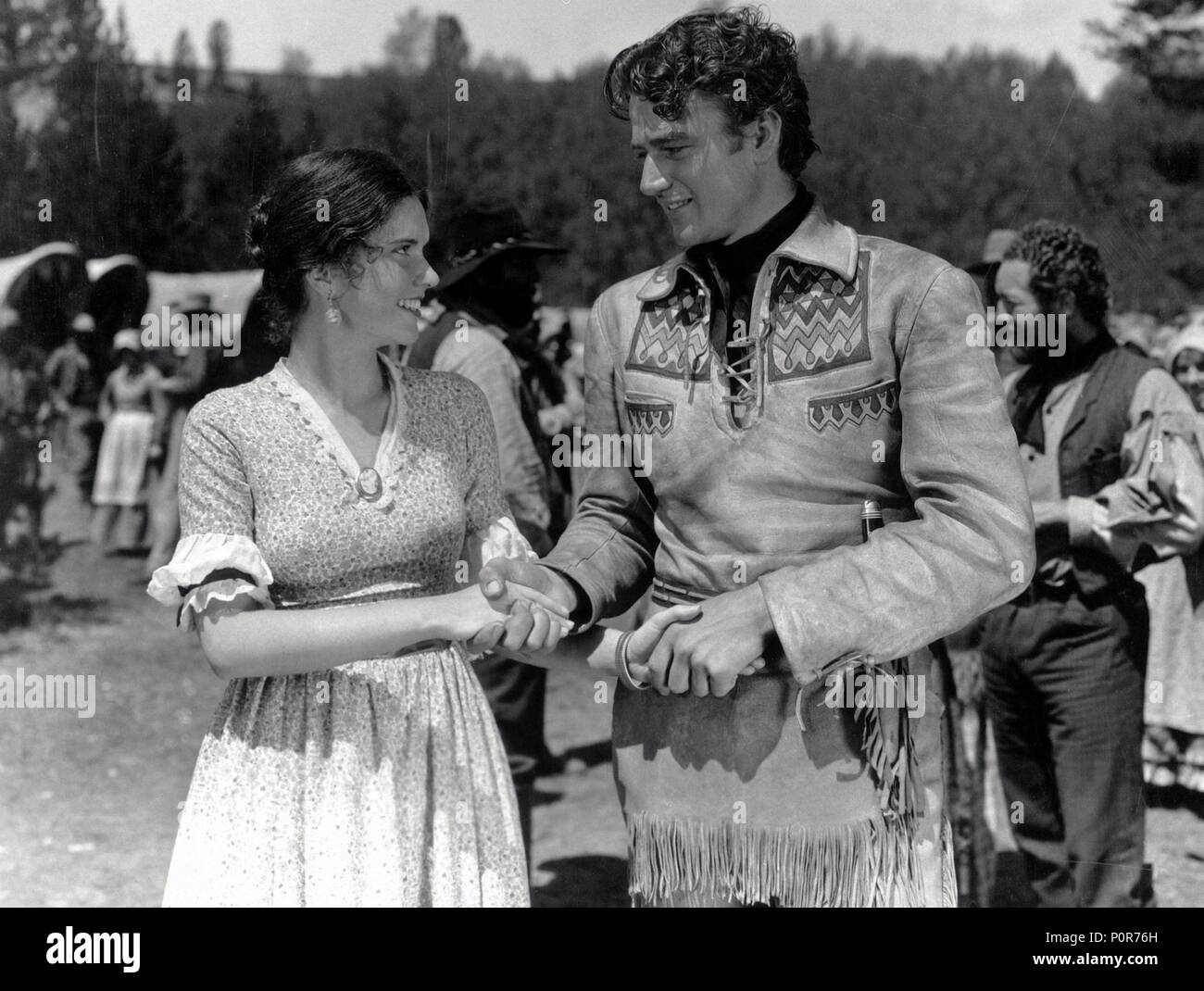 Pellicola originale titolo: Il sentiero di grandi dimensioni. Titolo inglese: il sentiero di grandi dimensioni. Regista: RAOUL WALSH. Anno: 1930. Stelle: John Wayne; MARGUERITE CHURCHILL. Credito: FOX FILM / Album Foto Stock
