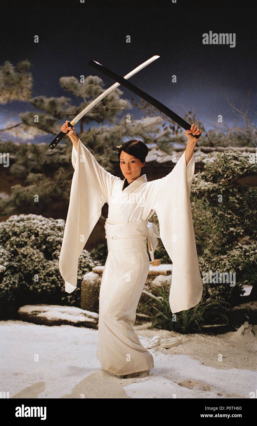 Pellicola originale titolo: KILL BILL: VOL. 1. Titolo inglese: KILL BILL: VOL. 1. Regista: Quentin Tarantino. Anno: 2003. Stelle: Lucy Liu. Copyright: Editoriale all'interno di utilizzare solo. Questa è una distribuita pubblicamente handout. I diritti di accesso soltanto, senza licenza di copyright fornite. Autorizzazione obbligatoria per Visual Icona (www.visual-icon.com) è richiesto per la riproduzione di questa immagine. Credito: MIRAMAX / Album Foto Stock