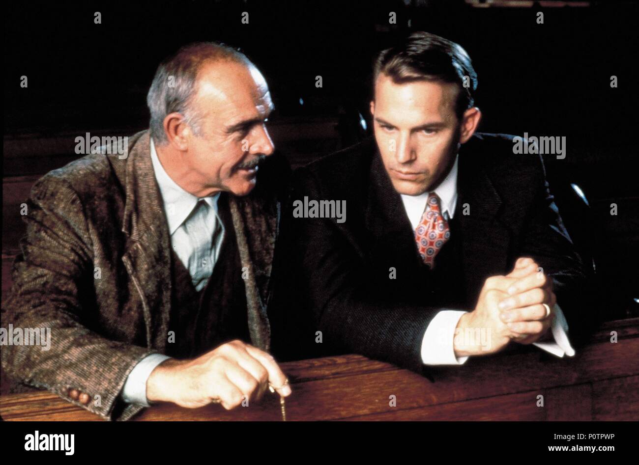 Pellicola originale titolo: gli intoccabili. Titolo italiano: gli intoccabili. Regista: Brian De Palma. Anno: 1987. Stelle: Sean Connery; Kevin Costner. Credito: Paramount Pictures / Album Foto Stock