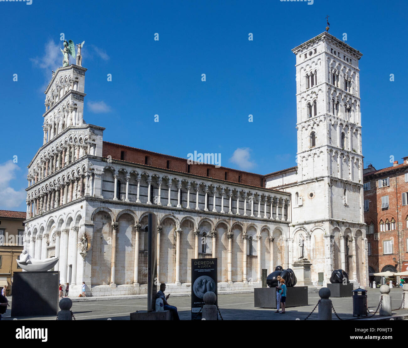 L'Italia, Toscana, Lucca, Chiesa di San Michele in Foro Foto Stock