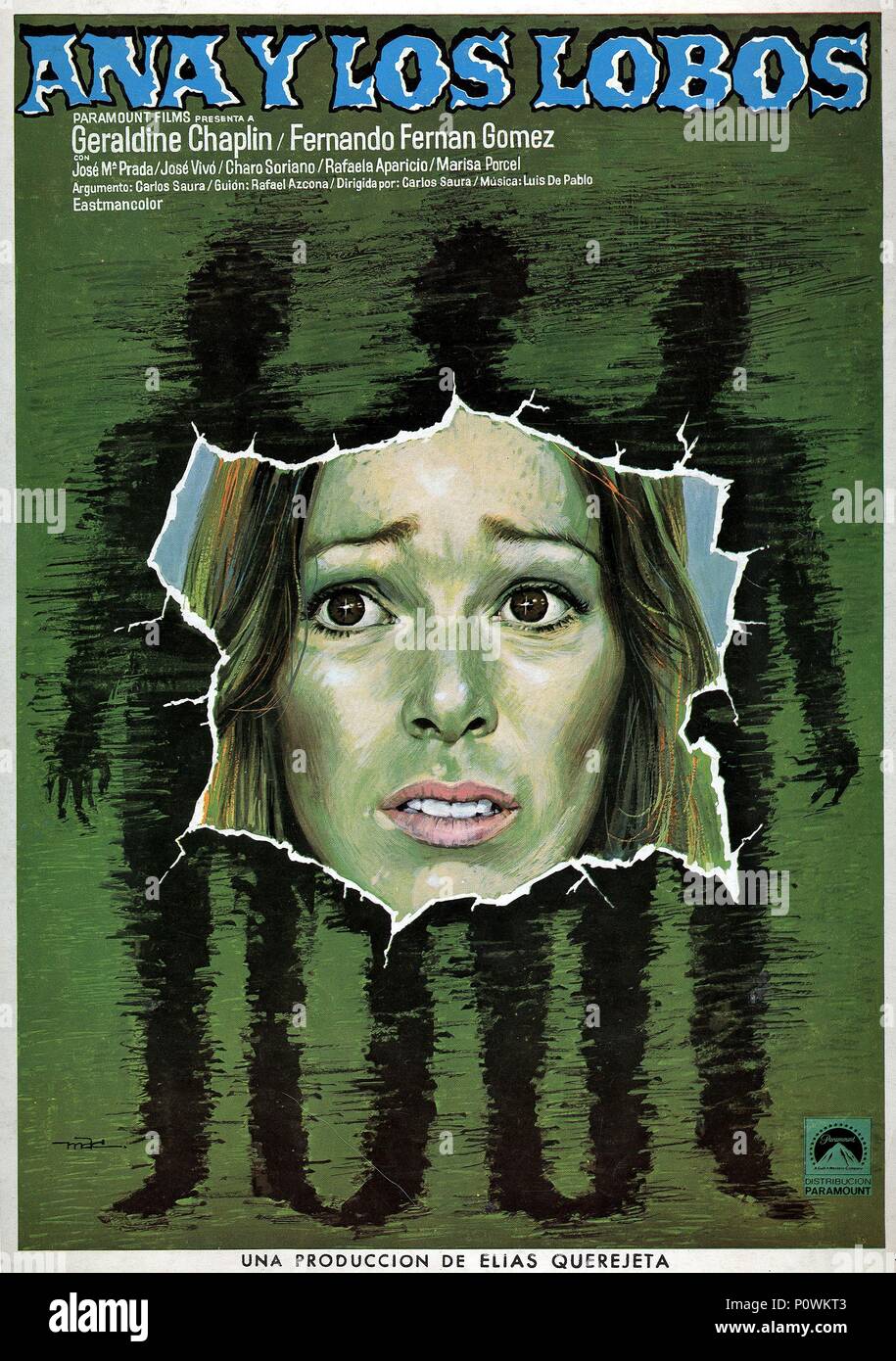 Pellicola originale titolo: Ana y Los Lobos. Titolo inglese: Anna e i lupi. Regista: Carlos Saura. Anno: 1973. Credito: ELIAS QUEREJETA, P.C / Album Foto Stock
