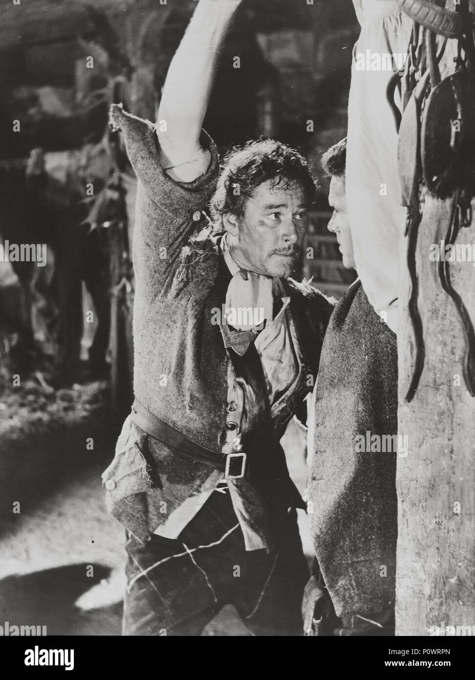 Pellicola originale titolo: IL MASTER DI BALLANTRAE. Titolo inglese: IL MASTER DI BALLANTRAE. Regista: WILLIAM KEIGHLEY. Anno: 1953. Stelle: Errol Flynn. Credito: WARNER BROTHERS / Album Foto Stock