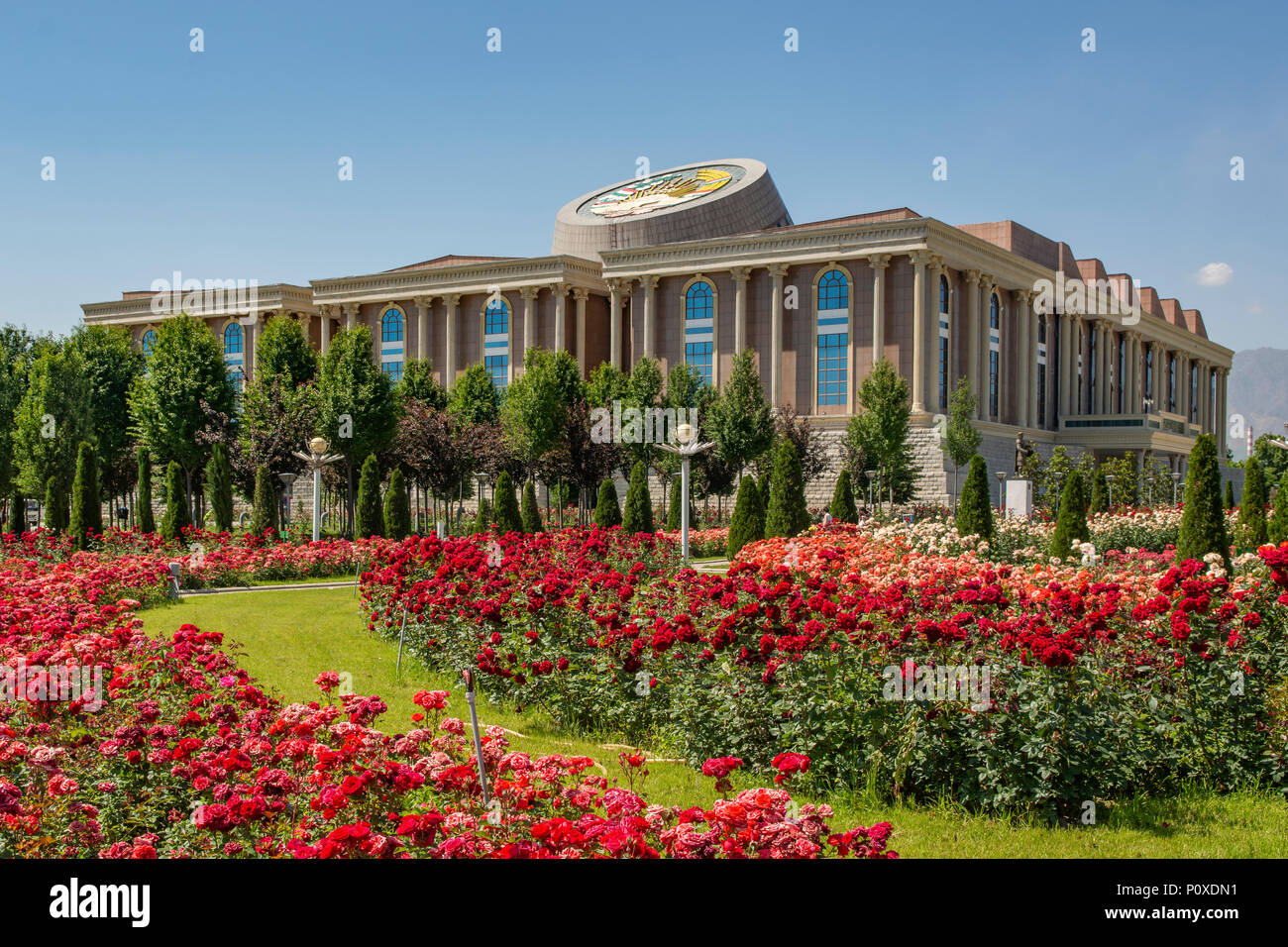 Tagikistan Museo Nazionale, Dushanbe, Tagikistan Foto Stock