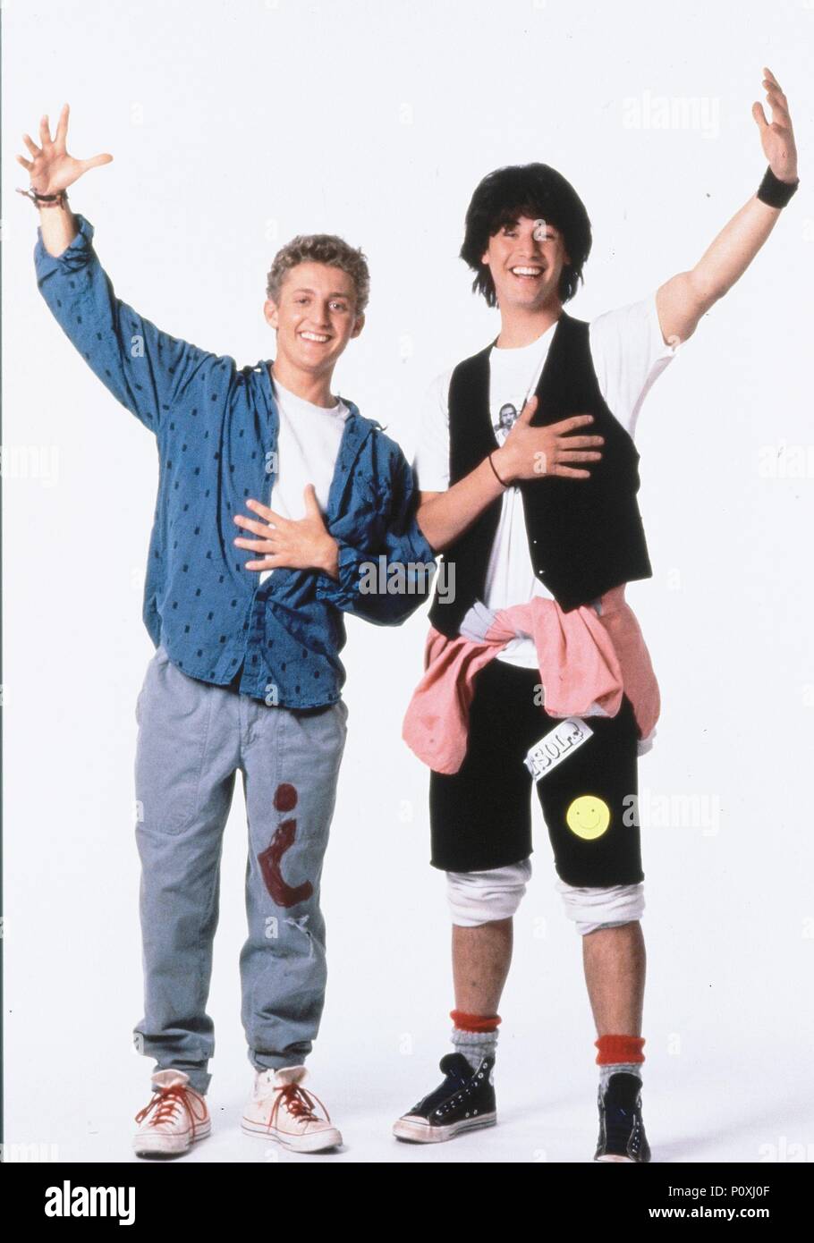 Pellicola originale titolo: Bill e Ted eccellente dell'avventura. Titolo inglese: Bill e Ted eccellente dell'avventura. Regista: STEPHEN HEREK. Anno: 1989. Stelle: Keanu Reeves; ALEX WINTER. Credito: ORION foto / Album Foto Stock