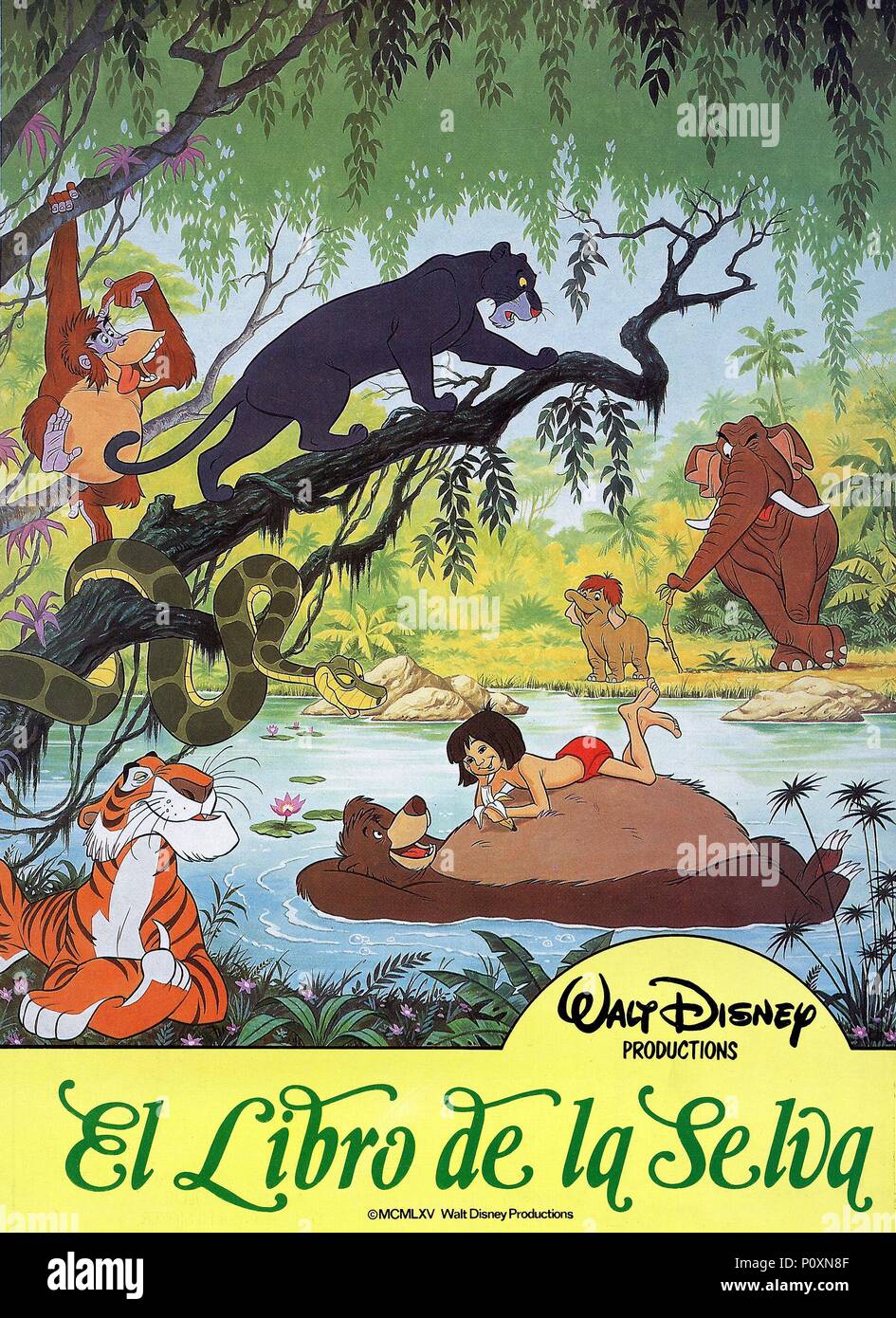 Pellicola Originale Titolo Il Libro Della Giungla Titolo Inglese Il Libro Della Giungla Regista Wolfgang Reitherman Anno 1967 Credito Disney Album Foto Stock Alamy