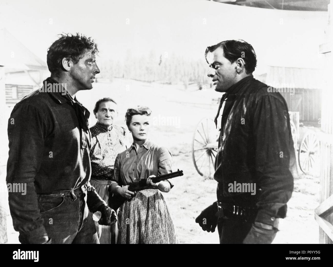 Pellicola originale titolo: Vendetta Valley. Titolo inglese: Vendetta Valley. Regista: RICHARD THORPE. Anno: 1951. Stelle: BURT LANCASTER; Sally Forrest. Credito: M.G.M. / Album Foto Stock