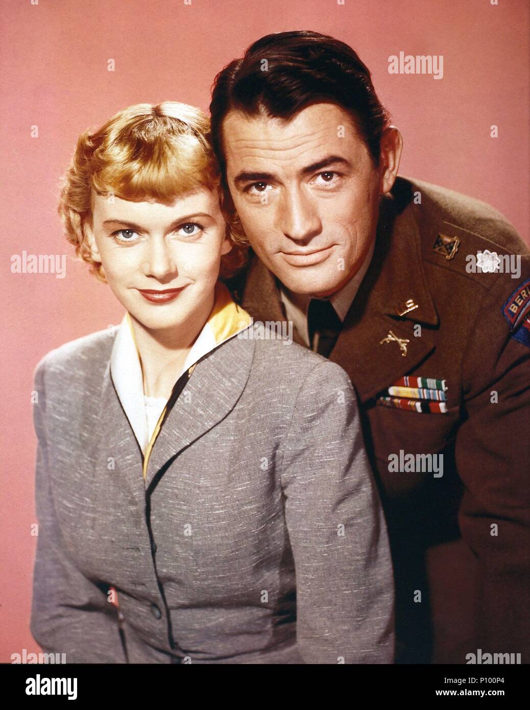 Pellicola originale titolo: notte la gente. Titolo inglese: notte la gente. Regista: NUNNALLY JOHNSON. Anno: 1954. Stelle: Gregory Peck; ANITA BJORK. Credito: 20TH CENTURY FOX / Album Foto Stock