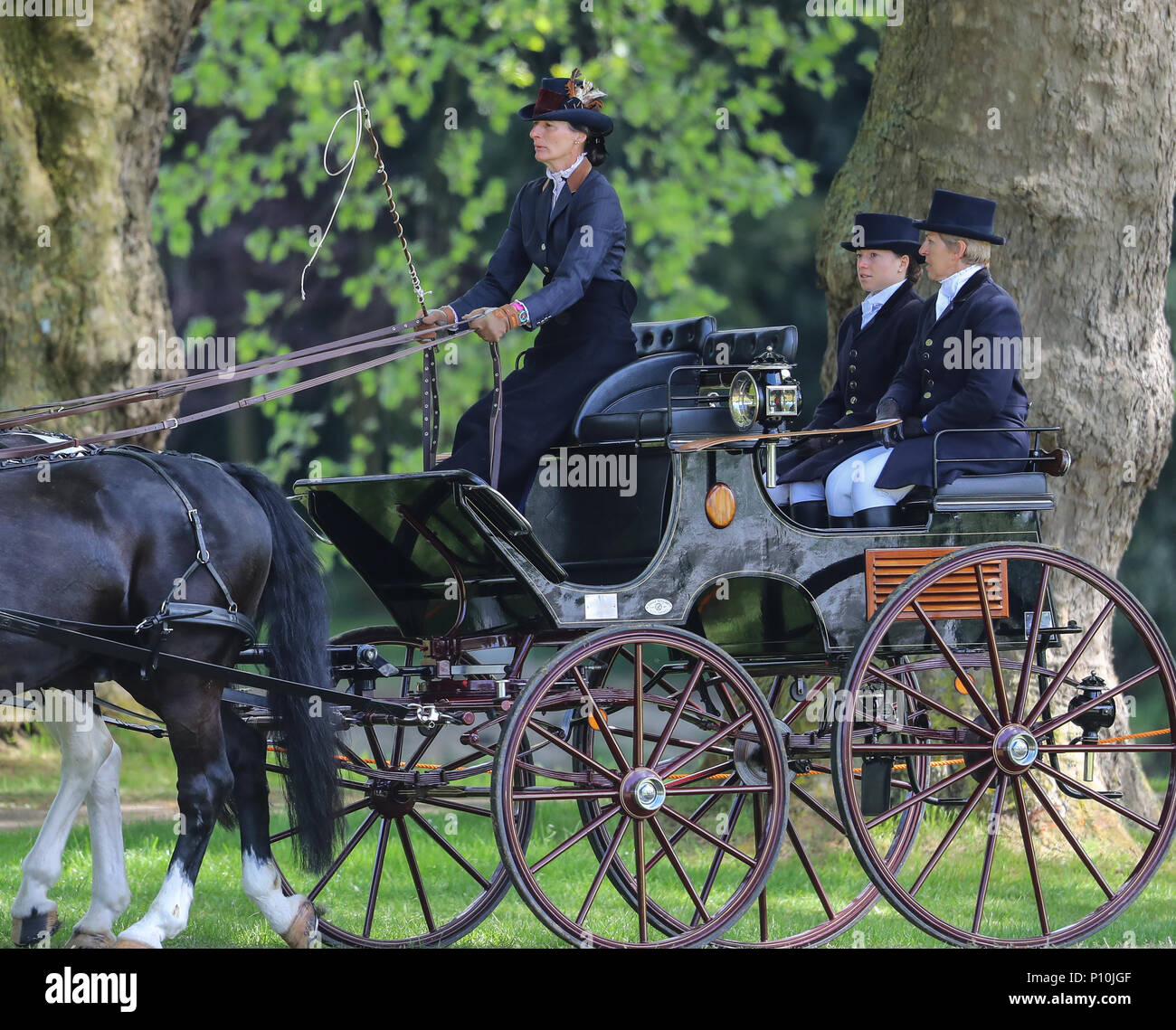 Il 2018 Royal Windsor Horse Show avviene nel terreno privato sul Castello di Windsor con: atmosfera dove: Windsor, Regno Unito quando: 10 maggio 2018 Credit: John Rainford/WENN.com Foto Stock