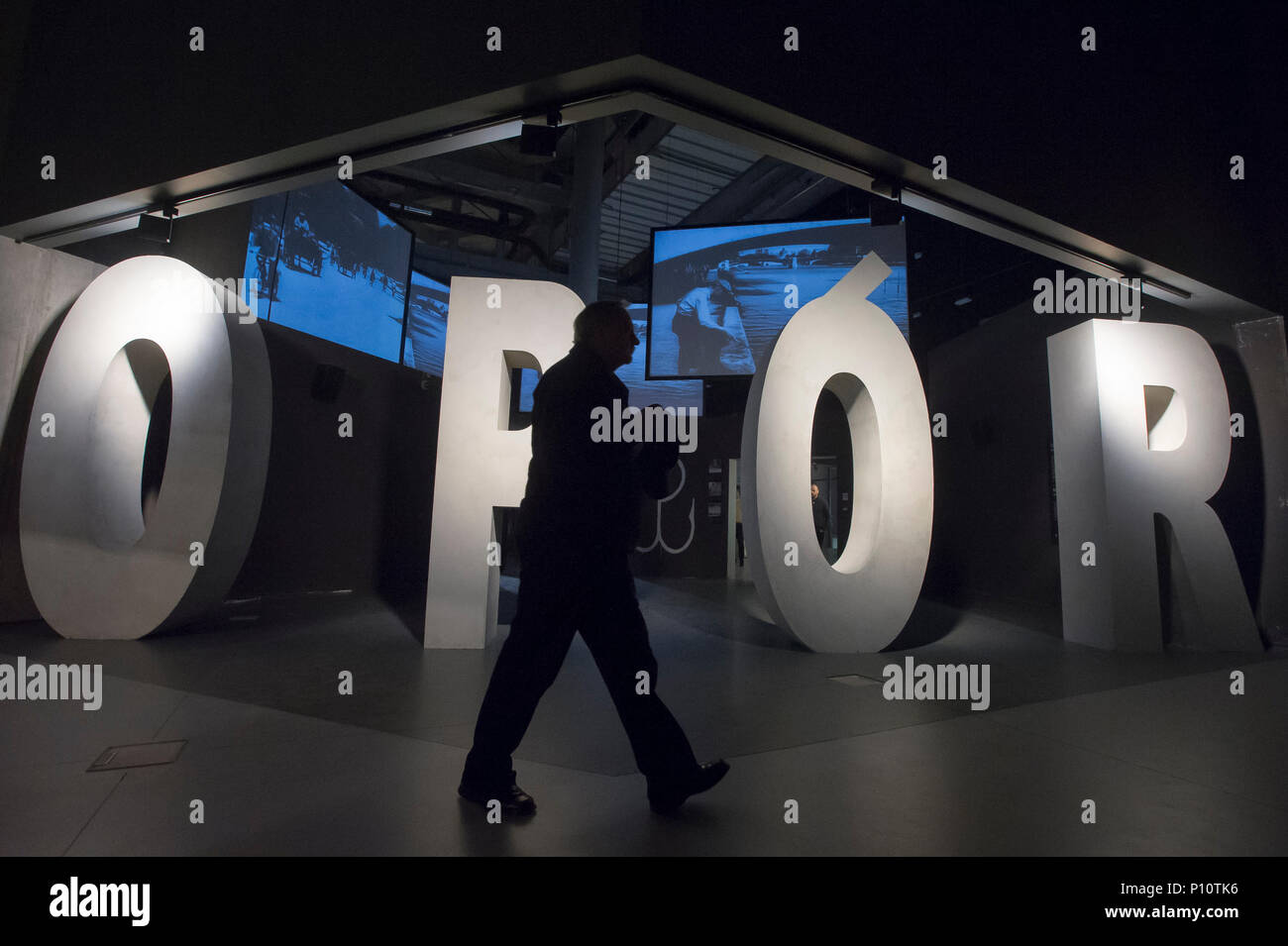 Defiance in polacco come una parte di exhibion nel museo della Seconda Guerra Mondiale a Danzica, Polonia. 28 gennaio 2017 © Wojciech Strozyk / Alamy Stock Photo Foto Stock