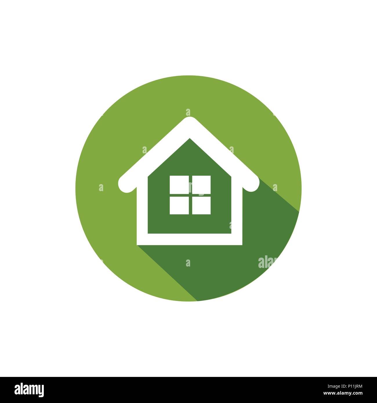 Green House icona, clipart Illustrazione Vettoriale