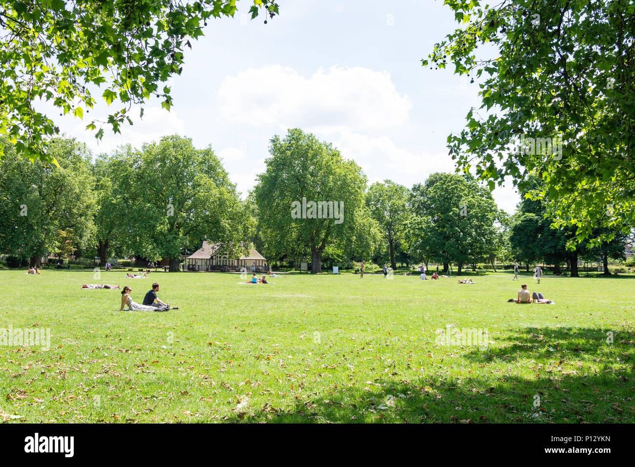 Kennington Park, Kennington, London Borough di Lambeth, Greater London, England, Regno Unito Foto Stock