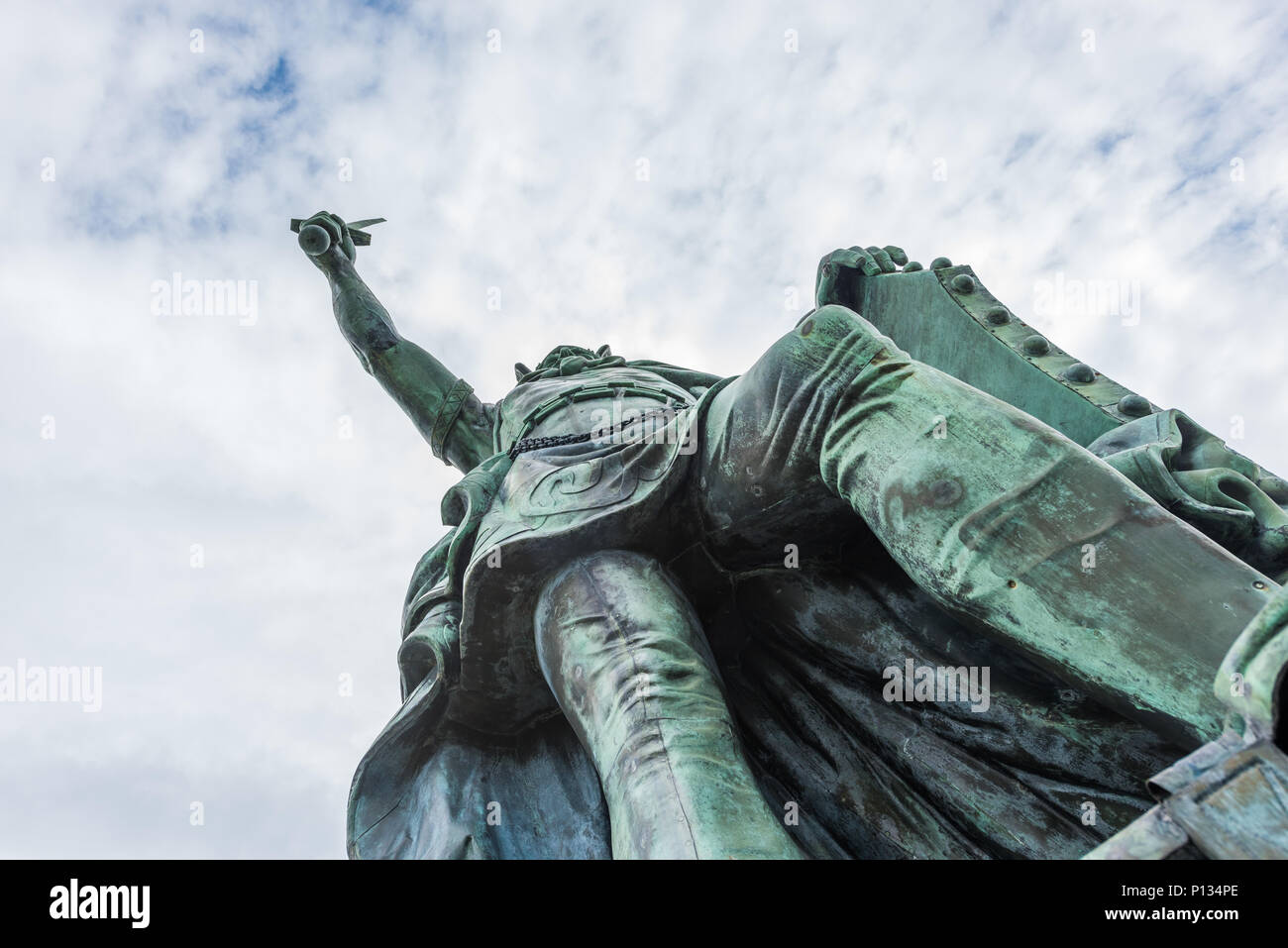 Herman il monumento tedesco a New Ulm Foto Stock