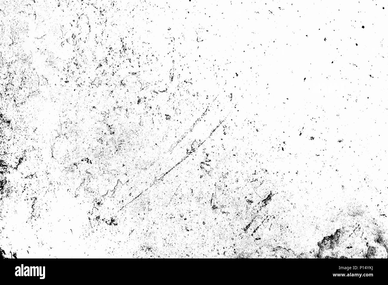 Grunge in bianco e nero Urban texture. Posizionare su qualsiasi oggetto creare nero effetto grunge. Distress texture grunge di facile utilizzo overlay. Granella di emergenza ov Foto Stock