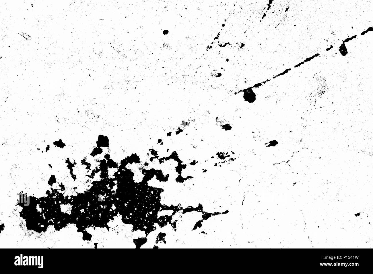 Bianco e nero grunge urban texture con copia spazio. Abstract la polvere dalla superficie ruvida e muro sporco di sfondo o wallpaper con modello vuoto per tutti d Foto Stock