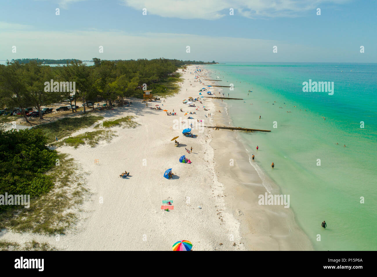 Spiagge di Anna Maria Island a Bradenton Florida FL beach Foto Stock