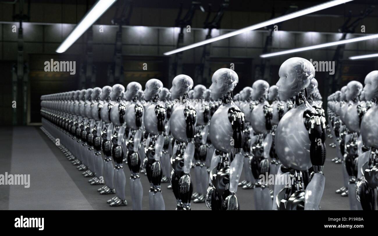 Lull Ferie fordøje Pellicola originale titolo: Io, Robot. Titolo inglese: Io, Robot. Regista:  ALEX PROYAS. Anno: 2004. Credito: 20TH CENTURY FOX / Album Foto stock -  Alamy