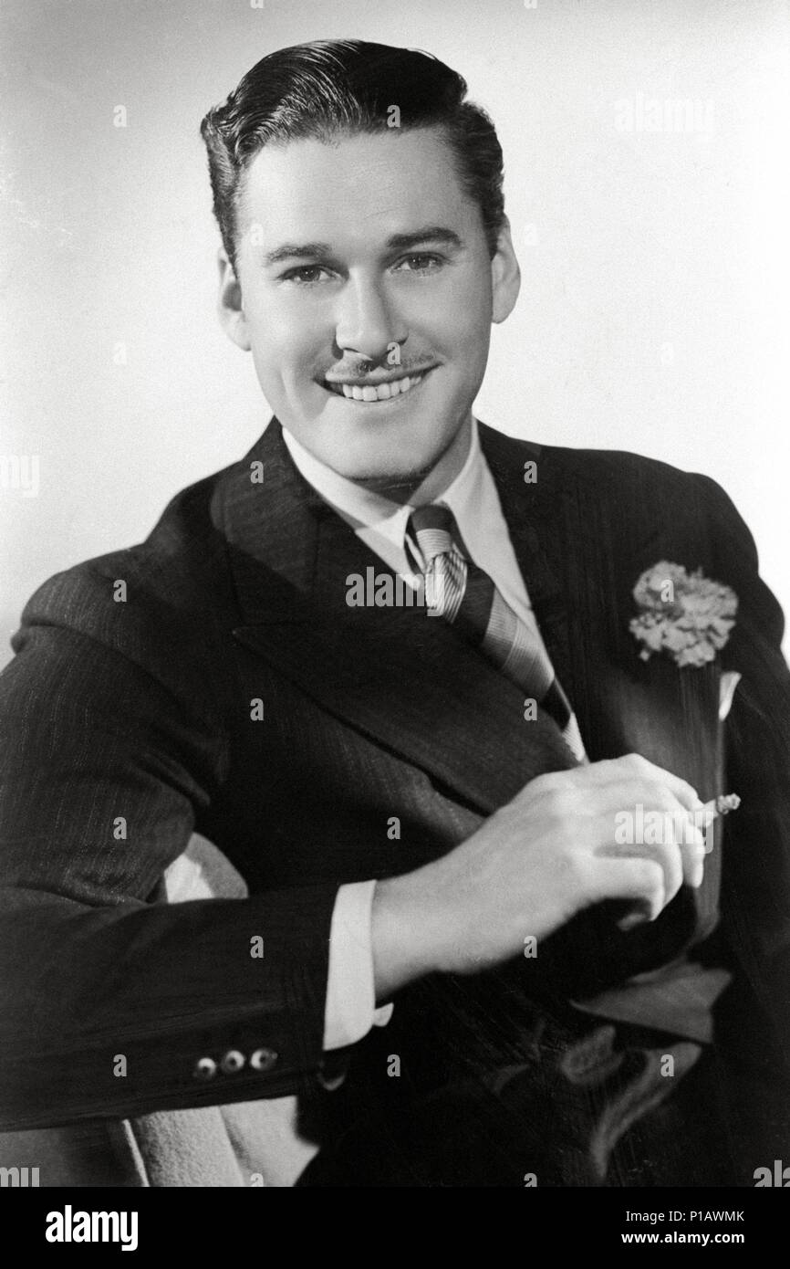 Stelle: Errol Flynn. Foto Stock