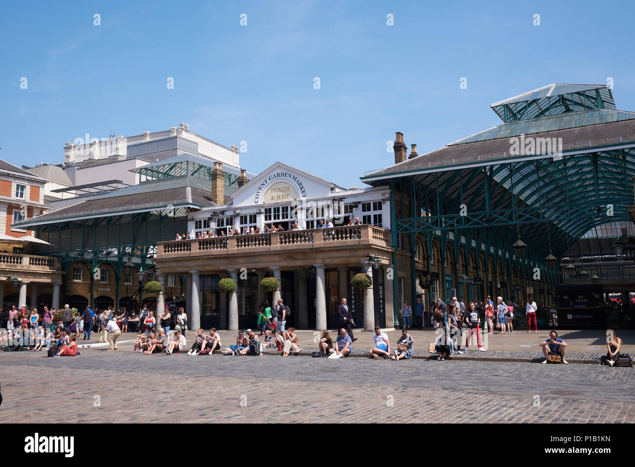 Mercato di Covent Garden di Londra. Foto Stock