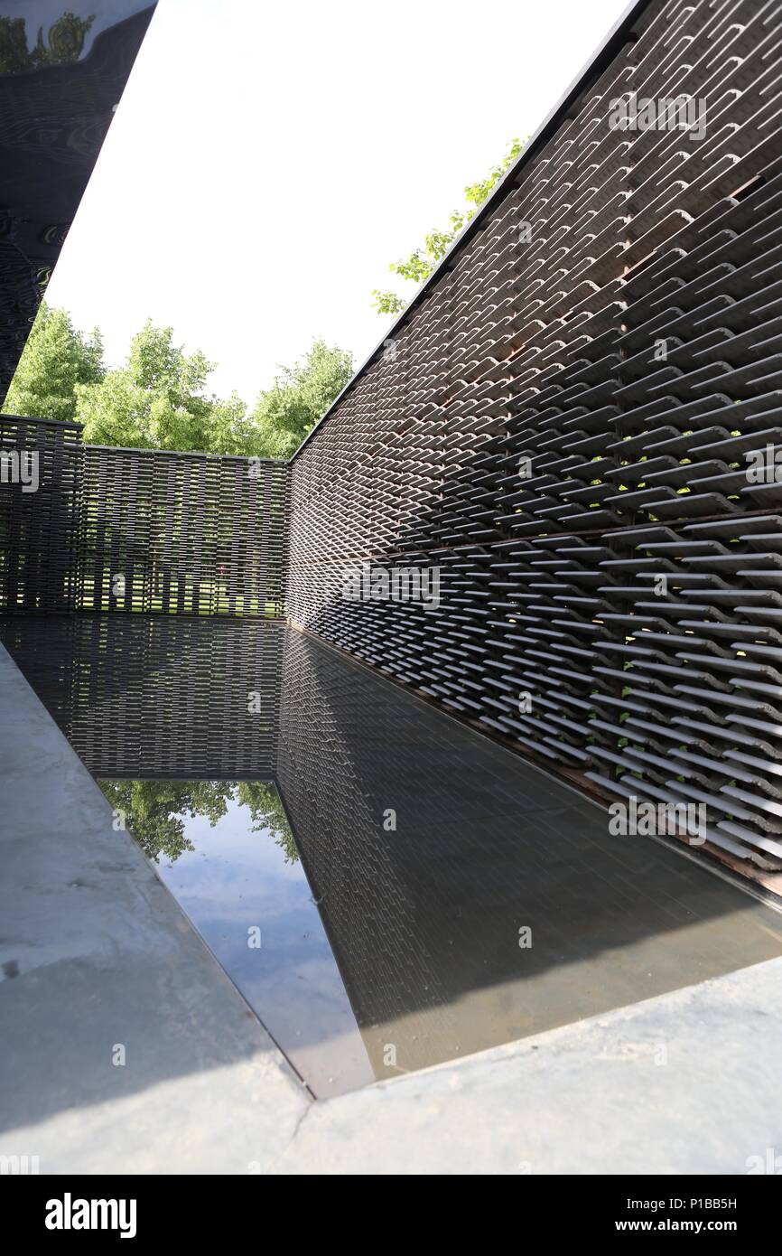 Serpentine Pavillion progettato da Frida Escobedo 15 Giugno - 7 Ott 2018 Foto Stock