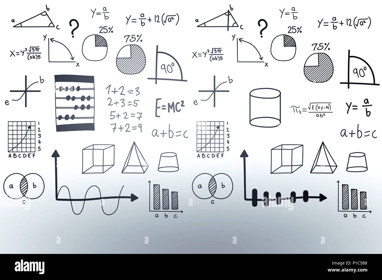 Matematica Foto Stock