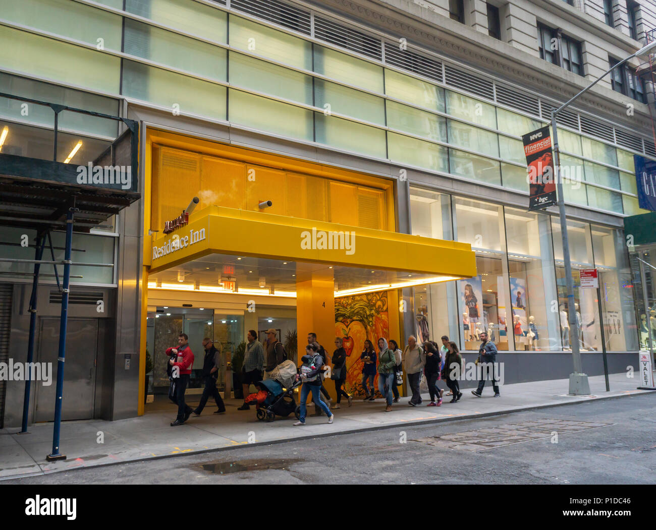 Un ramo della Marriott Residence Inn alberghi della catena nella parte inferiore di Manhattan a New York Domenica, 27 maggio, 2018. (Â© Richard B. Levine) Foto Stock