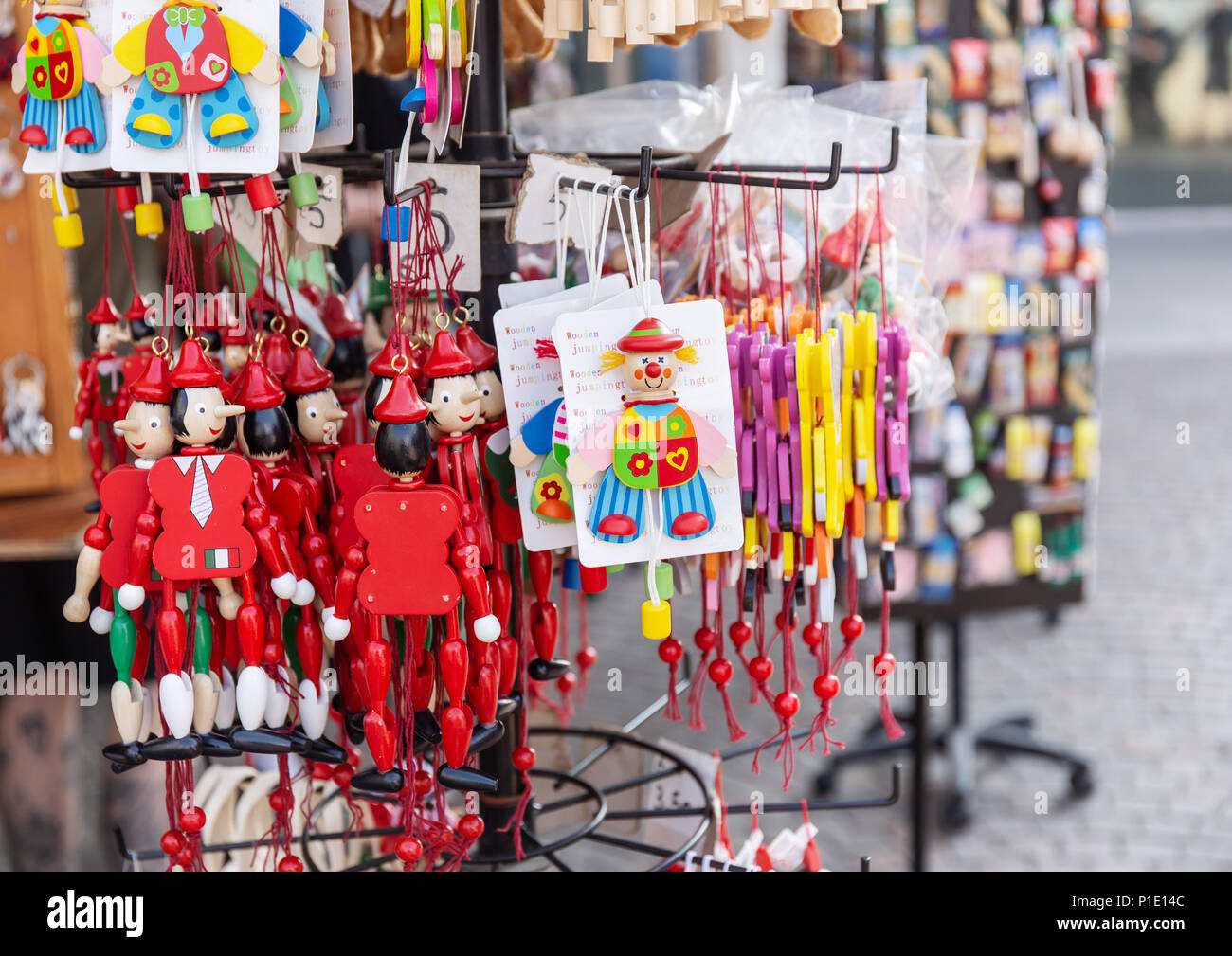 Pinocchio italiano giocattoli Foto Stock