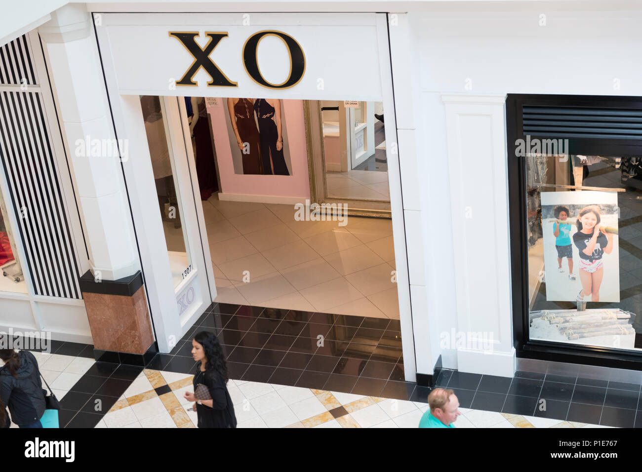 Philadelphia, Pennsylvania, 19 Maggio 2018: formali XO negozio di fronte. Foto Stock