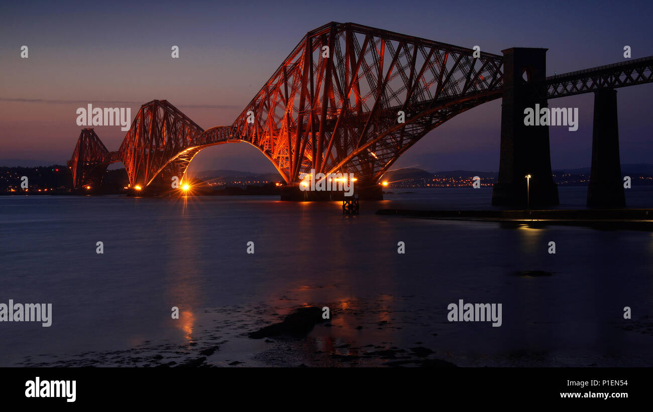 L'Europa, la Scozia, Edimburgo, bridge, Firth of Forth Bridge, , Europa, Schottland, Edinburg, Bruecke, Foto Stock