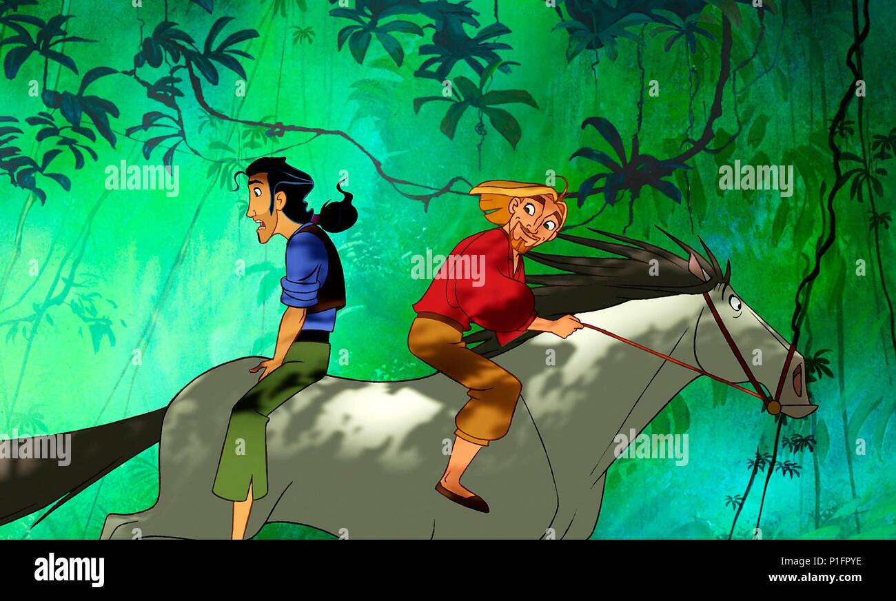 Pellicola originale titolo: LA STRADA PER EL DORADO. Titolo italiano: LA STRADA PER EL DORADO. Regista: BIBO BERGERON; Don Paolo. Anno: 2000. Credito: DREAMWORKS / Album Foto Stock