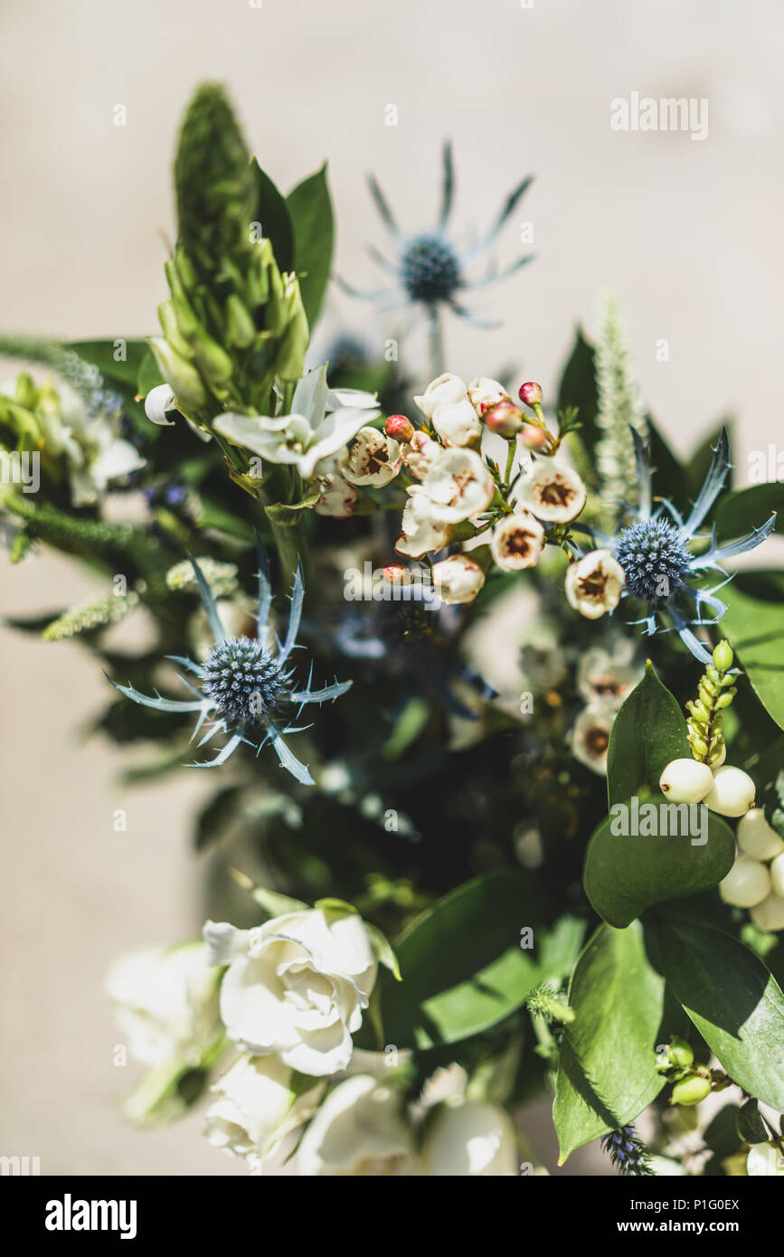 Dettaglio del bouquet di fiori Foto Stock