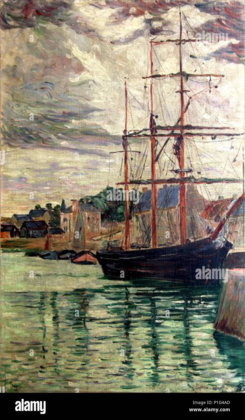 "Port-en-Bessin' da Paul Signac. Foto Stock