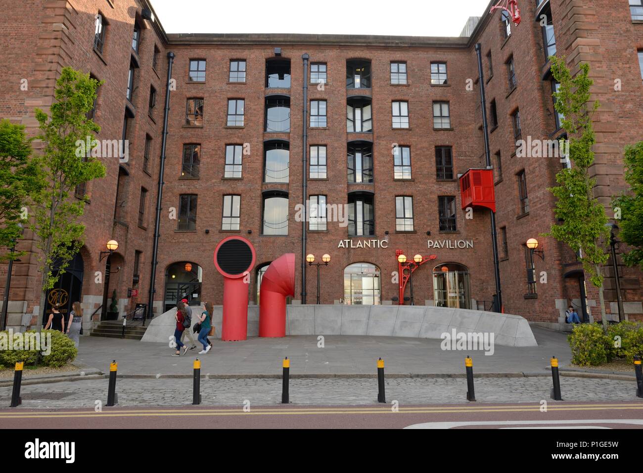 ATLANTIC Pavilion Albert Dock, Liverpool, England, Regno Unito Foto Stock