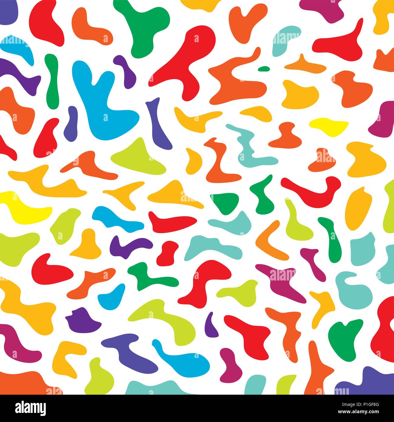 Disegnate a mano colorato disegno camouflage, illustrazione vettoriale Illustrazione Vettoriale