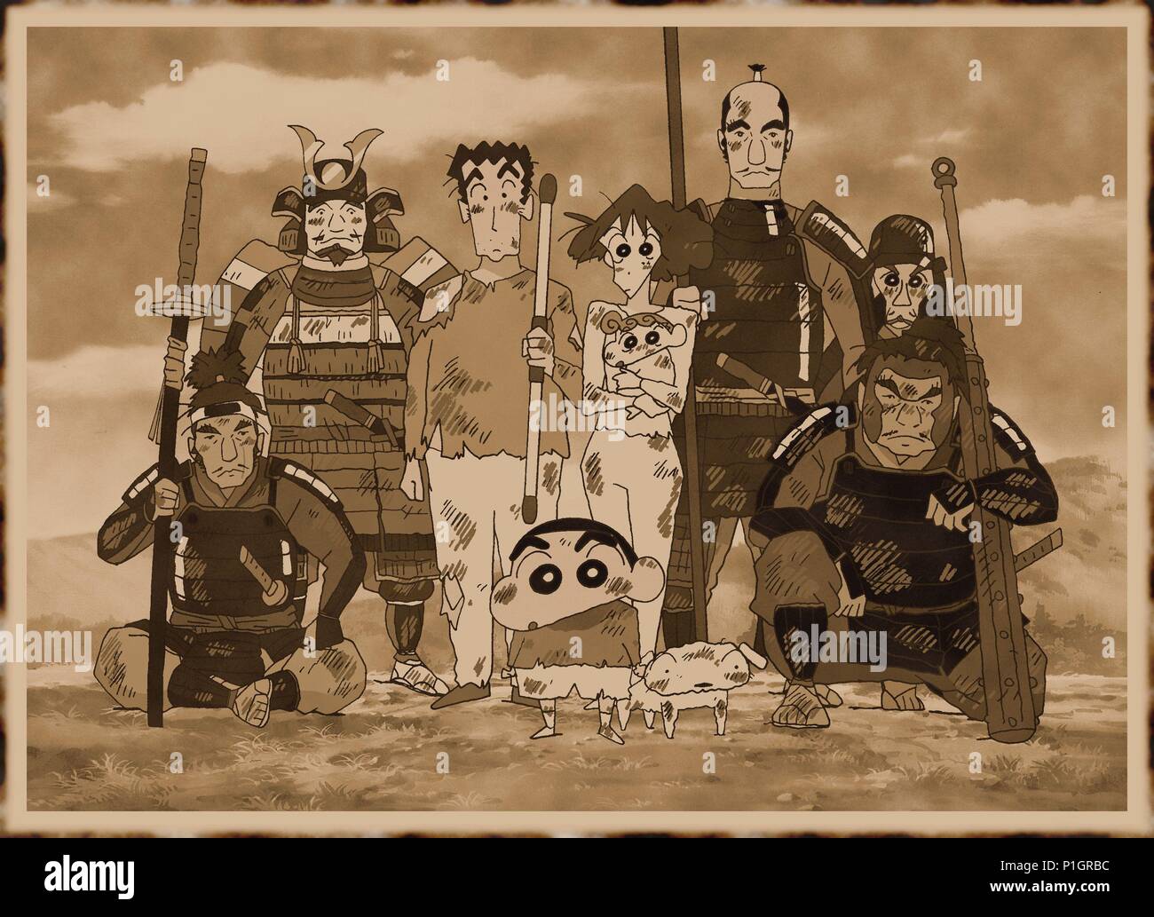Pellicola originale titolo: SHIN CHAN: EL PEQUEÑO SAMURAI. Titolo inglese: SHIN CHAN: EL PEQUEÑO SAMURAI. Regista: KEIICHI HARA. Anno: 1997. Foto Stock