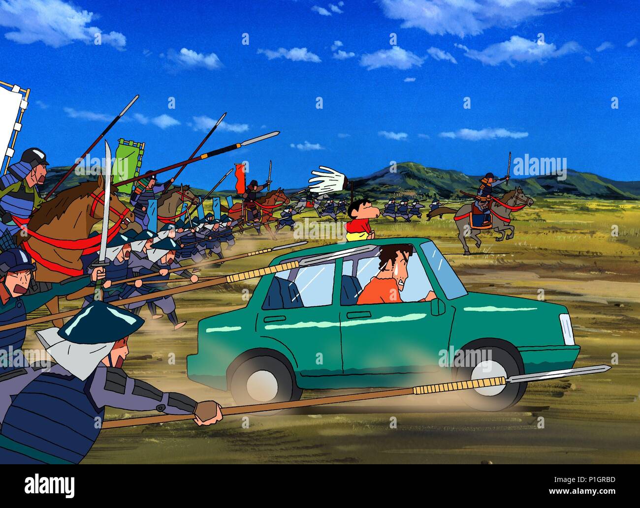 Pellicola originale titolo: SHIN CHAN: EL PEQUEÑO SAMURAI. Titolo inglese: SHIN CHAN: EL PEQUEÑO SAMURAI. Regista: KEIICHI HARA. Anno: 1997. Foto Stock