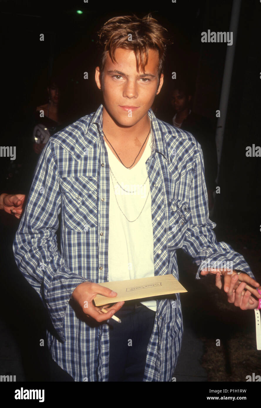 BEVERLY HILLS, CA - 11 ottobre: Attore Stephen Dorff assiste il 'My Privata di Idaho" Beverly Hills Premiere del 11 ottobre 1991 presso la Academy of Motion Picture Arts & Sciences Theatre di Beverly Hills, la California. Foto di Barry re/Alamy Stock Photo Foto Stock