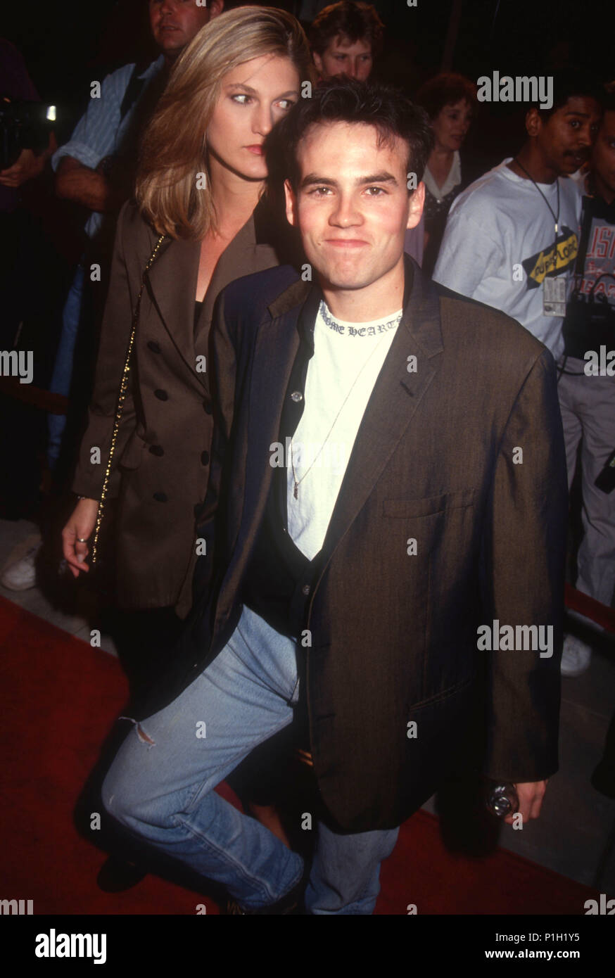 BEVERLY HILLS, CA - 11 ottobre: Attore Shon Greenblatt assiste il 'My Privata di Idaho" Beverly Hills Premiere del 11 ottobre 1991 presso la Academy of Motion Picture Arts & Sciences Theatre di Beverly Hills, la California. Foto di Barry re/Alamy Stock Photo Foto Stock