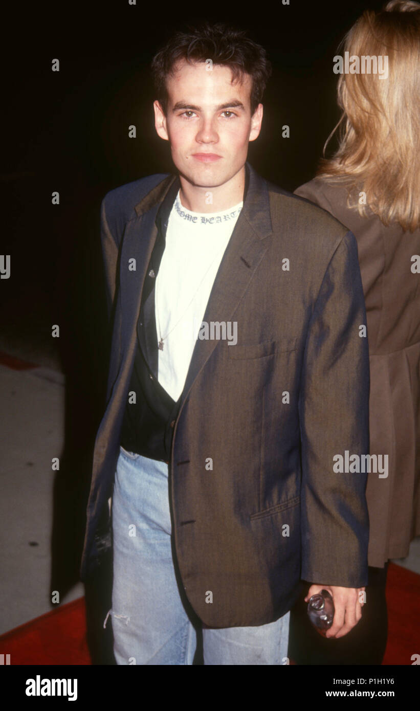 BEVERLY HILLS, CA - 11 ottobre: Attore Shon Greenblatt assiste il 'My Privata di Idaho" Beverly Hills Premiere del 11 ottobre 1991 presso la Academy of Motion Picture Arts & Sciences Theatre di Beverly Hills, la California. Foto di Barry re/Alamy Stock Photo Foto Stock