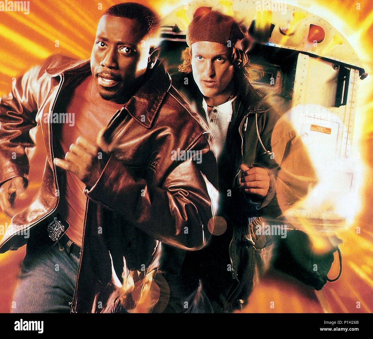 Pellicola originale titolo: treno di denaro. Titolo inglese: denaro in treno. Regista: Joseph Ruben. Anno: 1995. Stelle: Woody Harrelson; Wesley Snipes. Credito: Columbia Pictures / Album Foto Stock